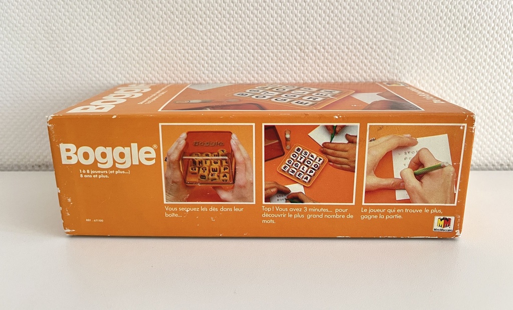 Jeu de société Boggle - Miro-Meccano / Parker 1977