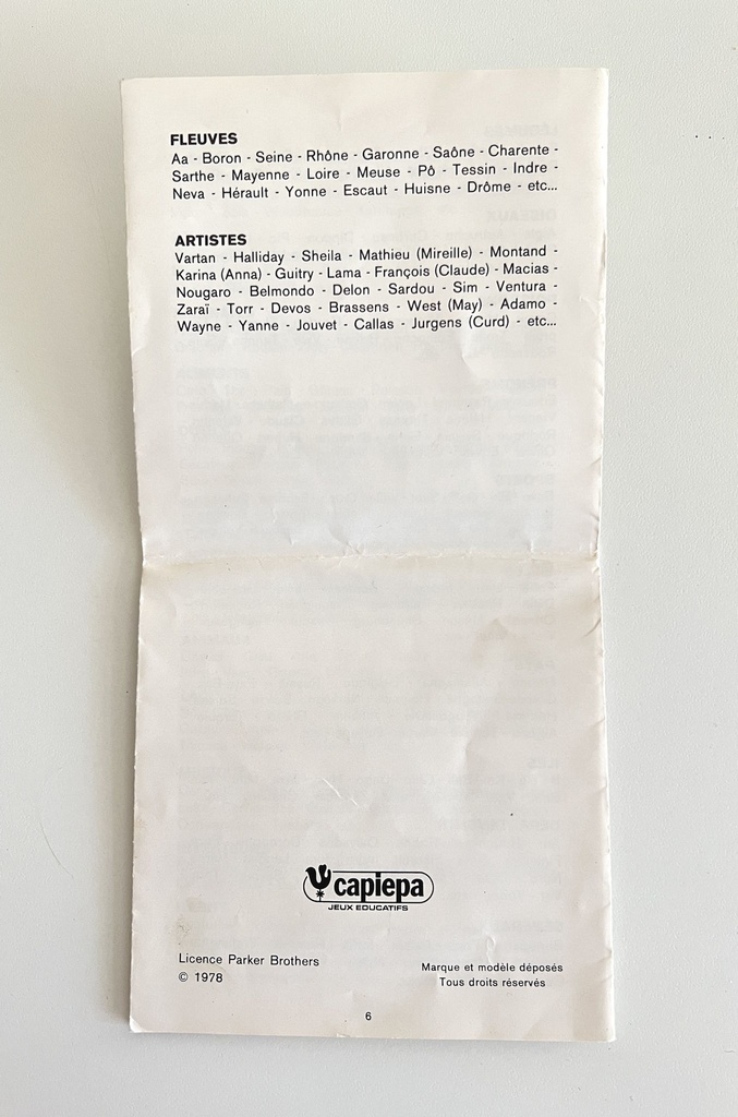 Jeu de société Coggle - Capiepa 1978