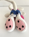 Peluche Diddl avec cœur rose I love you