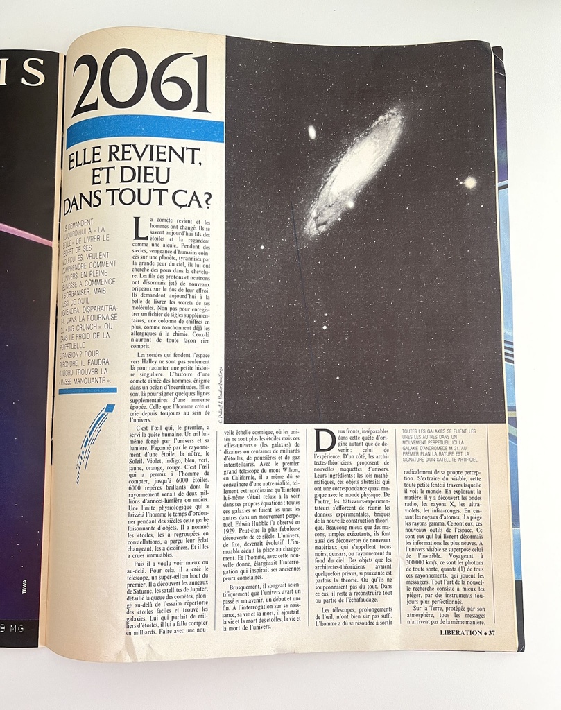 Magazine Hors-série Libération n° 1427 Voir Halley et mourir