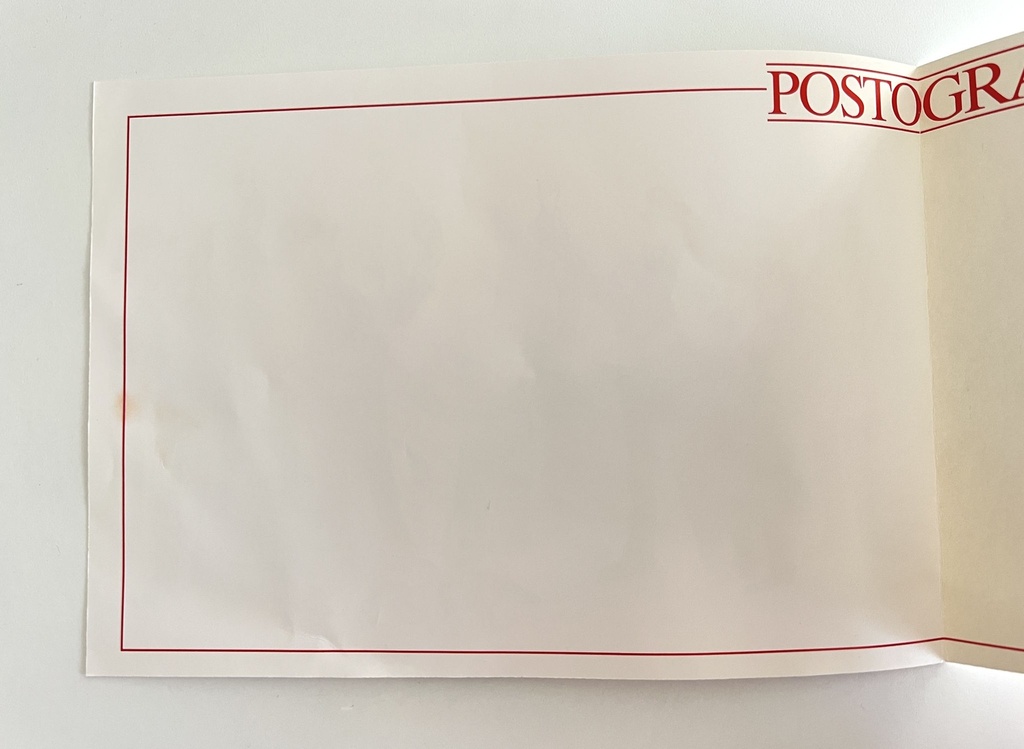 Carte et enveloppe Postogram Tintin - 1992