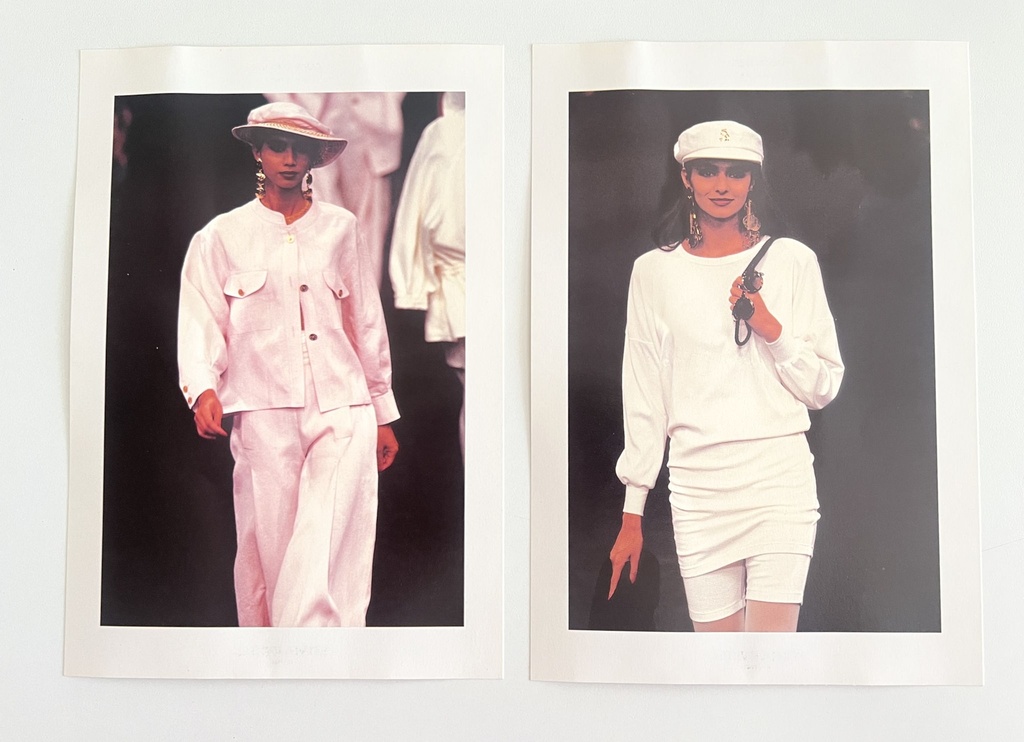Brochure photos de la collection printemps-été 1991 de Sonia Rykiel