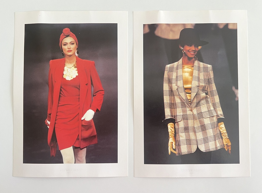 Brochure photos de la collection printemps-été 1991 de Sonia Rykiel