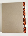 Bloc de feuilles décor géométrique seventies