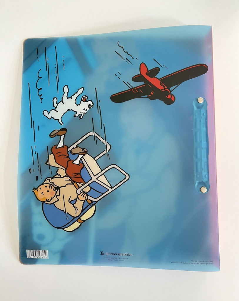Classeur en plastique souple Tintin - 2004