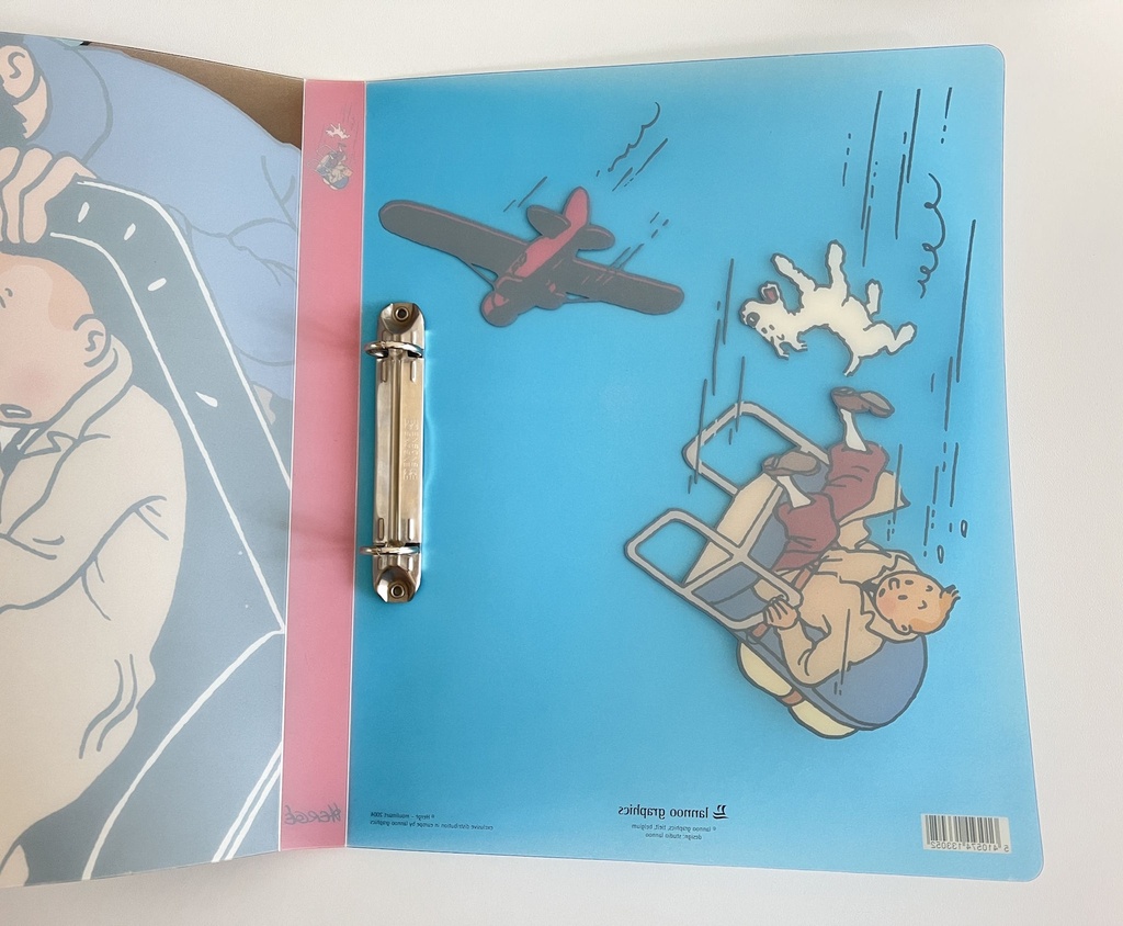 Classeur en plastique souple Tintin - 2004