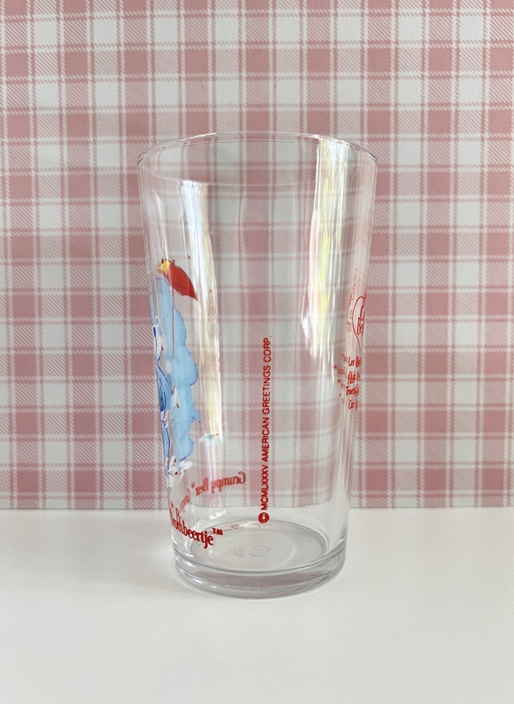 Grand verre Bisounours - 1985