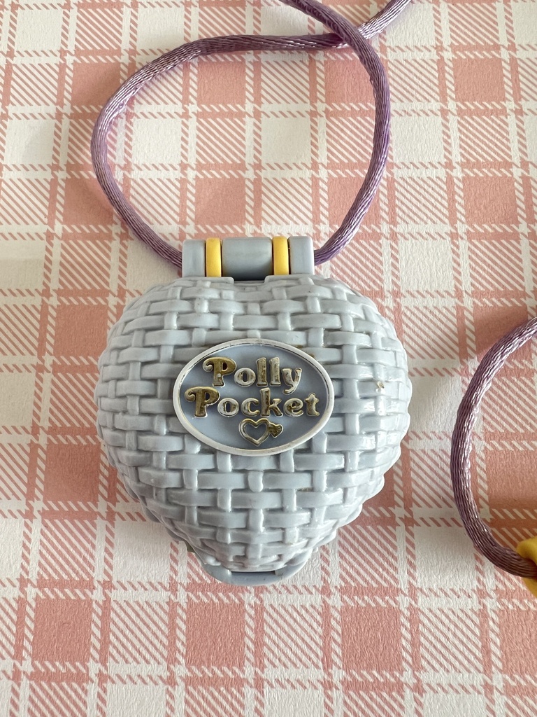 Collier Polly Pocket Petit Chat (Fuzzy Kitten Locket) - 1993