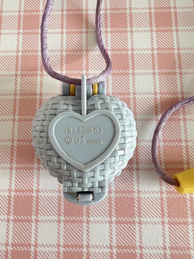 Collier Polly Pocket Petit Chat (Fuzzy Kitten Locket) - 1993