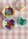 Collier Polly Pocket Petit Chat (Fuzzy Kitten Locket) - 1993