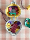 Collier Polly Pocket Petit Chat (Fuzzy Kitten Locket) - 1993