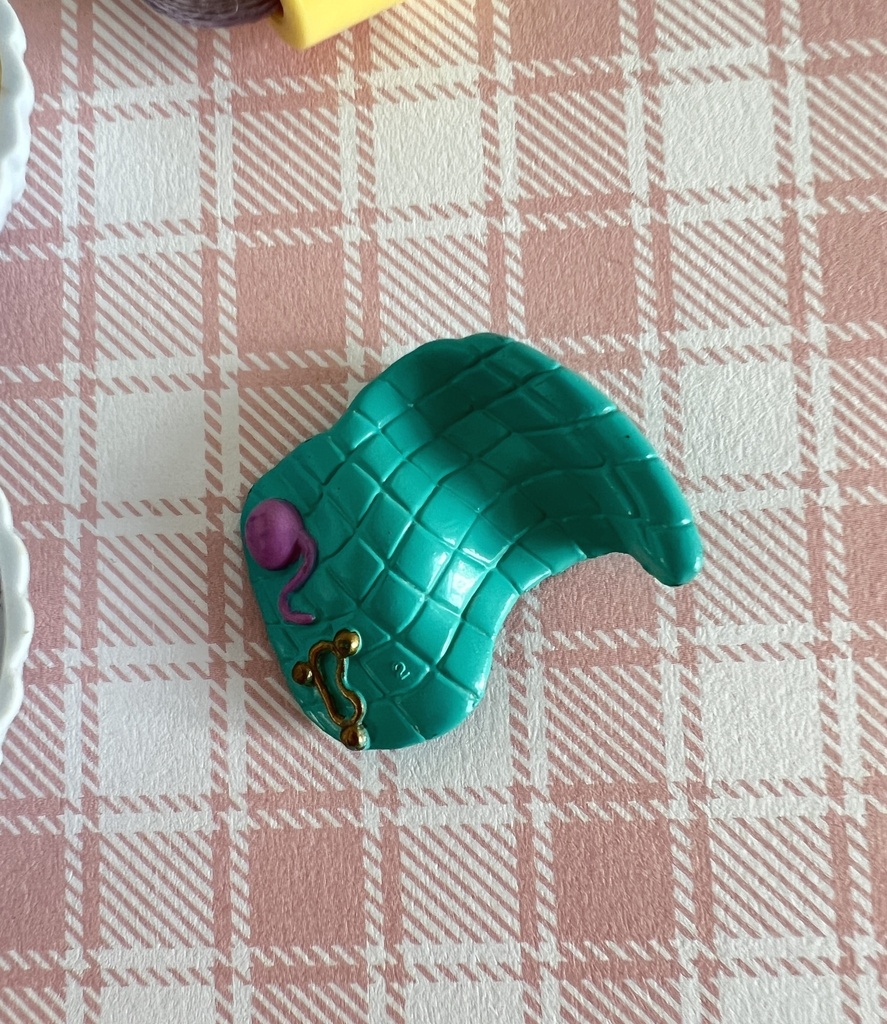 Collier Polly Pocket Petit Chat (Fuzzy Kitten Locket) - 1993