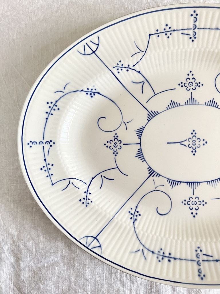 Plat ovale Boch Copenhague