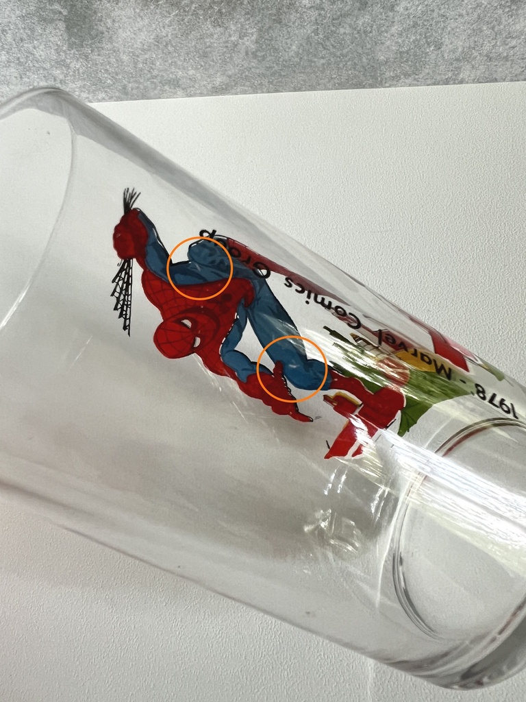 Verre à moutarde Spider-man - 1978