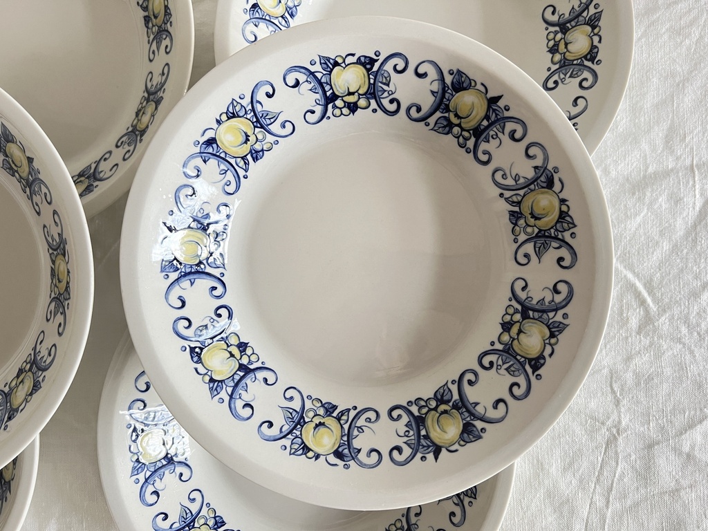 Lot de 6 assiettes creuses Villeroy & Boch Cadiz