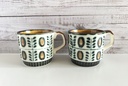 Lot de 2 petites tasses Boch Delta Noix