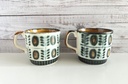 Lot de 2 petites tasses Boch Delta Noix