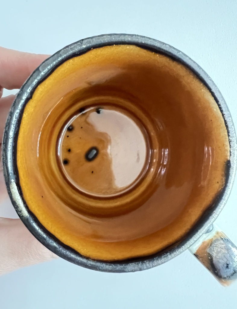 Lot de 2 petites tasses Boch Delta Noix