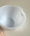 Pot à lait Fire-King Light Blue Azurite Swirl