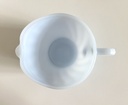Pot à lait Fire-King Light Blue Azurite Swirl