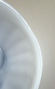 Pot à lait Fire-King Light Blue Azurite Swirl