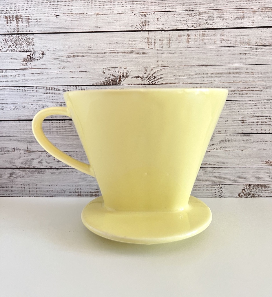Filtre à café 102 en céramique jaune Melitta