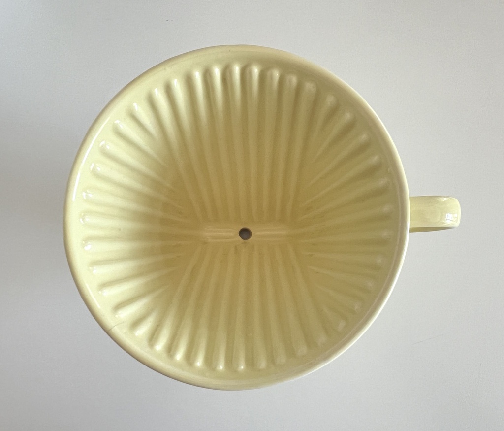 Filtre à café 102 en céramique jaune Melitta