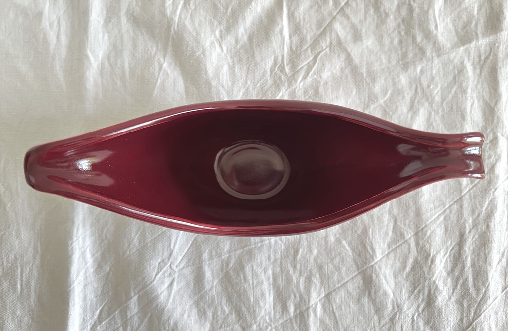Saucière Boch Keralux Beautyline Oval rouille