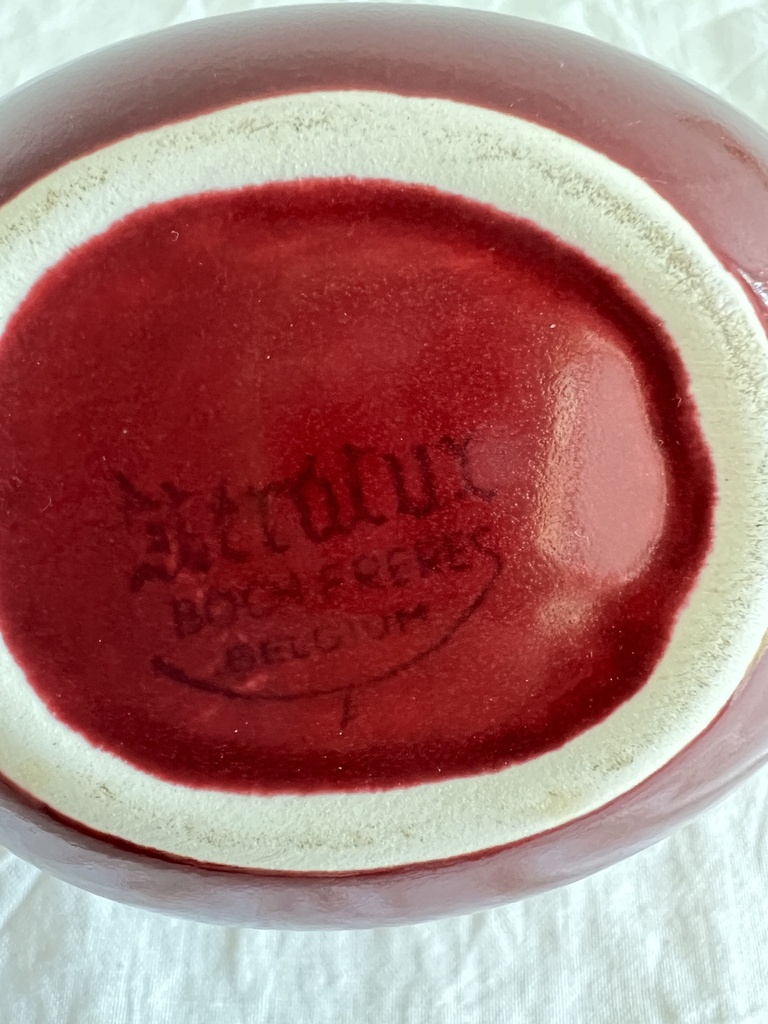 Saucière Boch Keralux Beautyline Oval rouille