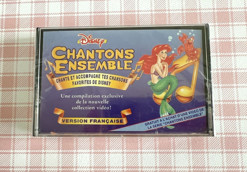 Cassette audio Chantons ensemble La petite Sirène - Disney