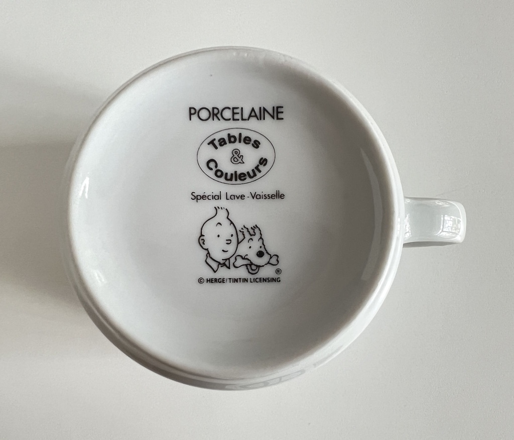 Tasse Tintin et le Crabe aux pinces d'or - Tables & Couleurs