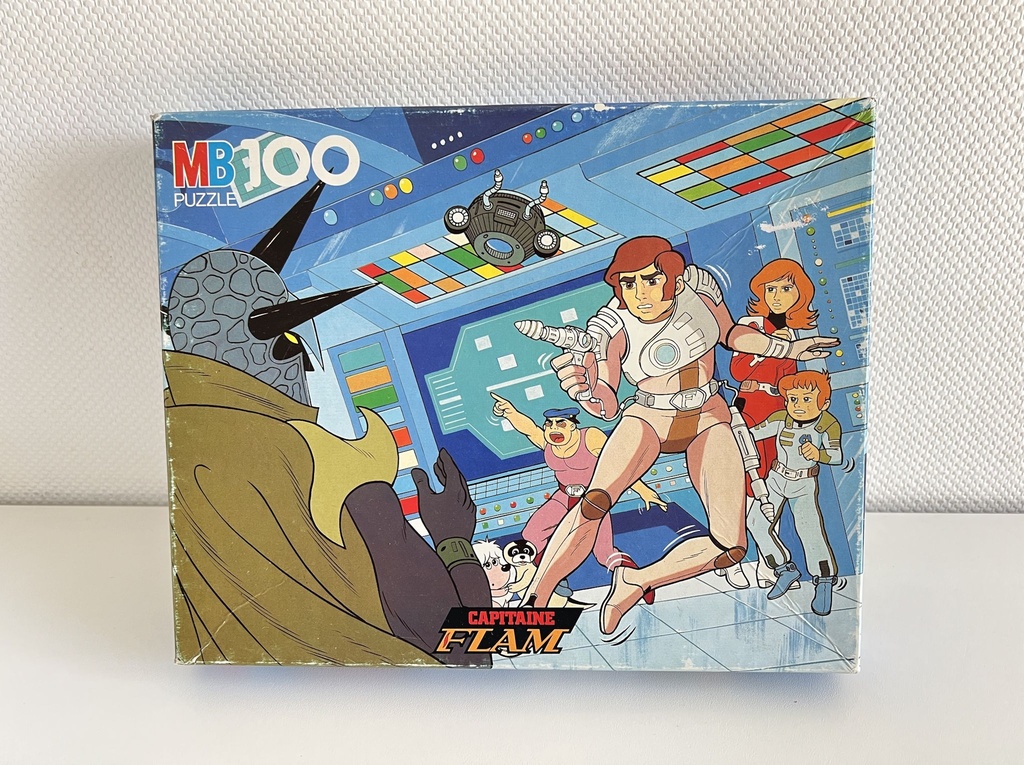 Puzzle 100 pièces Capitaine Flam - MB 1981