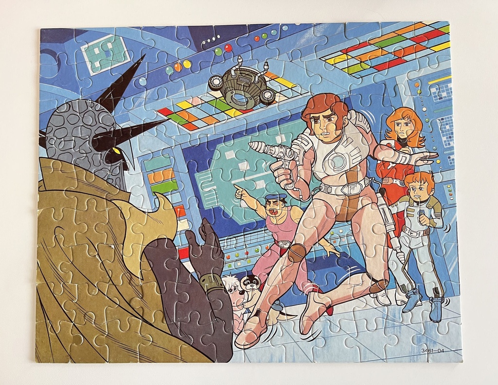 Puzzle 100 pièces Capitaine Flam - MB 1981