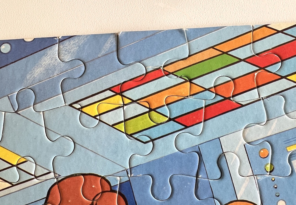 Puzzle 100 pièces Capitaine Flam - MB 1981