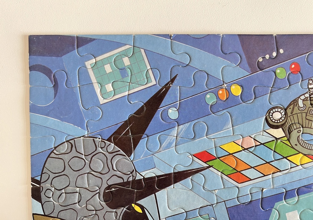 Puzzle 100 pièces Capitaine Flam - MB 1981