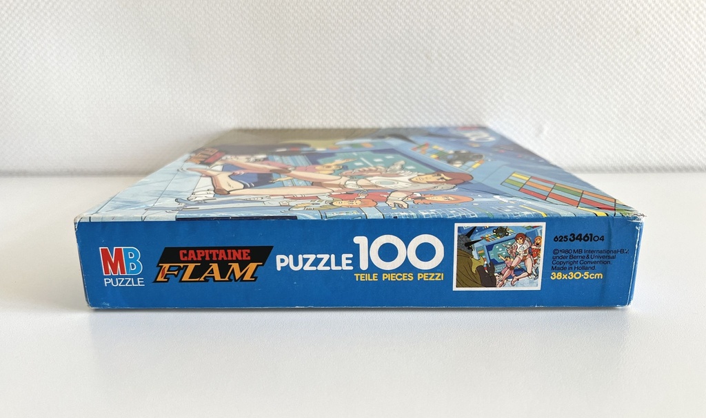 Puzzle 100 pièces Capitaine Flam - MB 1981