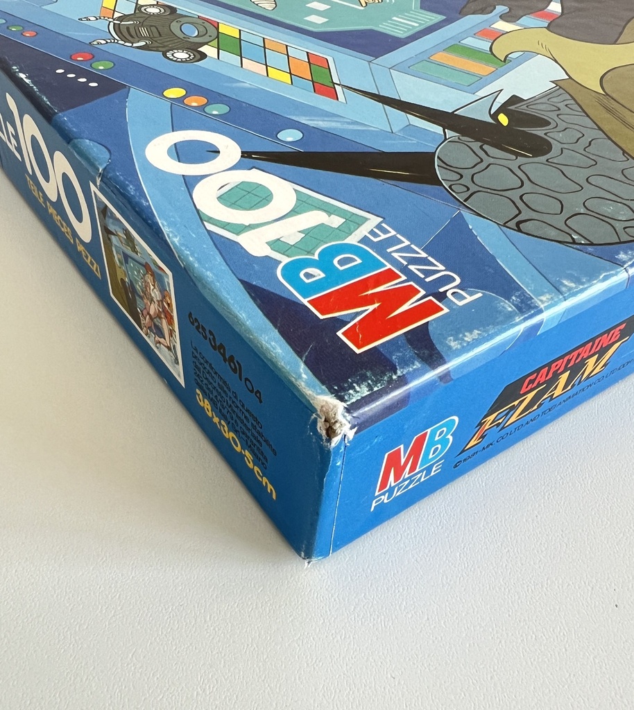 Puzzle 100 pièces Capitaine Flam - MB 1981