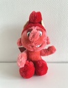 Peluche Schtroumpf diablotin / Diable rouge - Wallace Berrie 1984