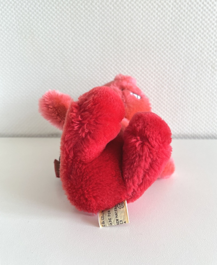 Peluche Schtroumpf diablotin / Diable rouge - Wallace Berrie 1984