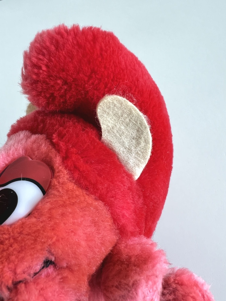 Peluche Schtroumpf diablotin / Diable rouge - Wallace Berrie 1984