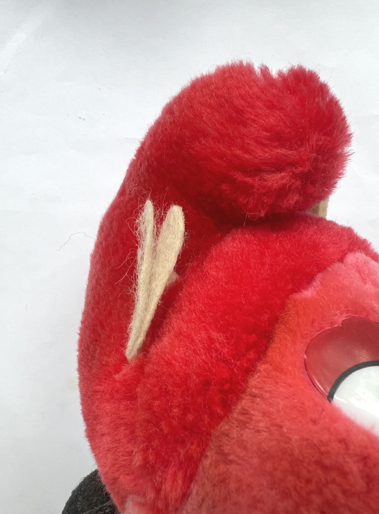Peluche Schtroumpf diablotin / Diable rouge - Wallace Berrie 1984