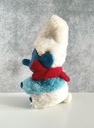 Peluche pince-doigt Schtroumpf avec écharpe rouge