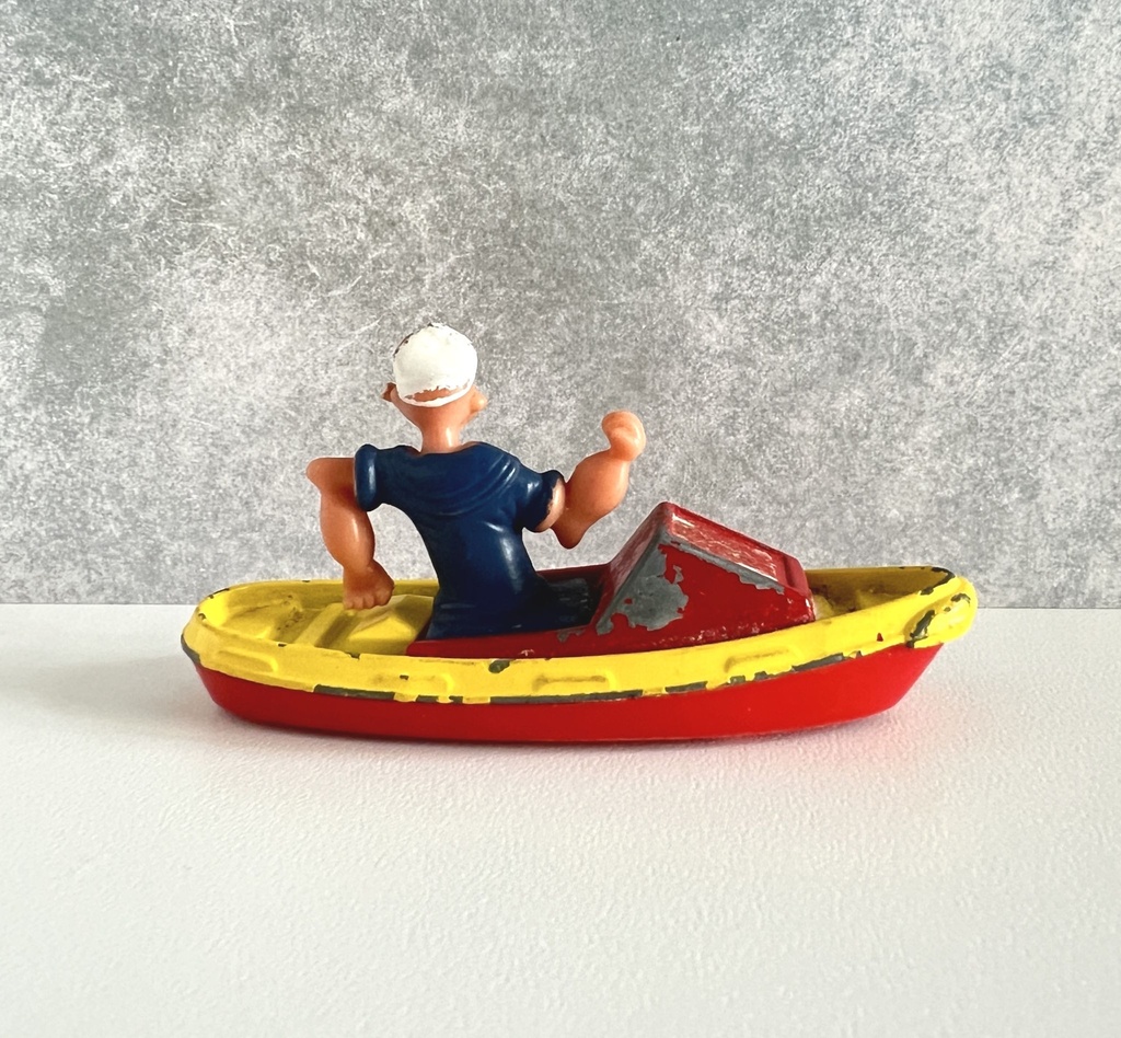 Figurine Popeye dans un bateau - Corgi