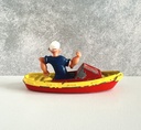 Figurine Popeye dans un bateau - Corgi