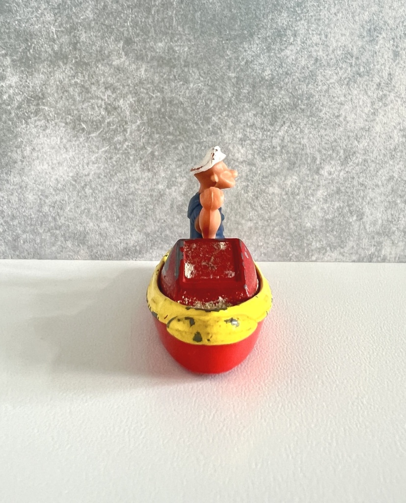 Figurine Popeye dans un bateau - Corgi