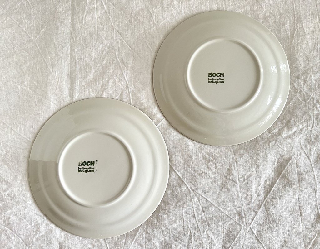 Lot de 2 assiettes à dessert Boch Delta Paradiso