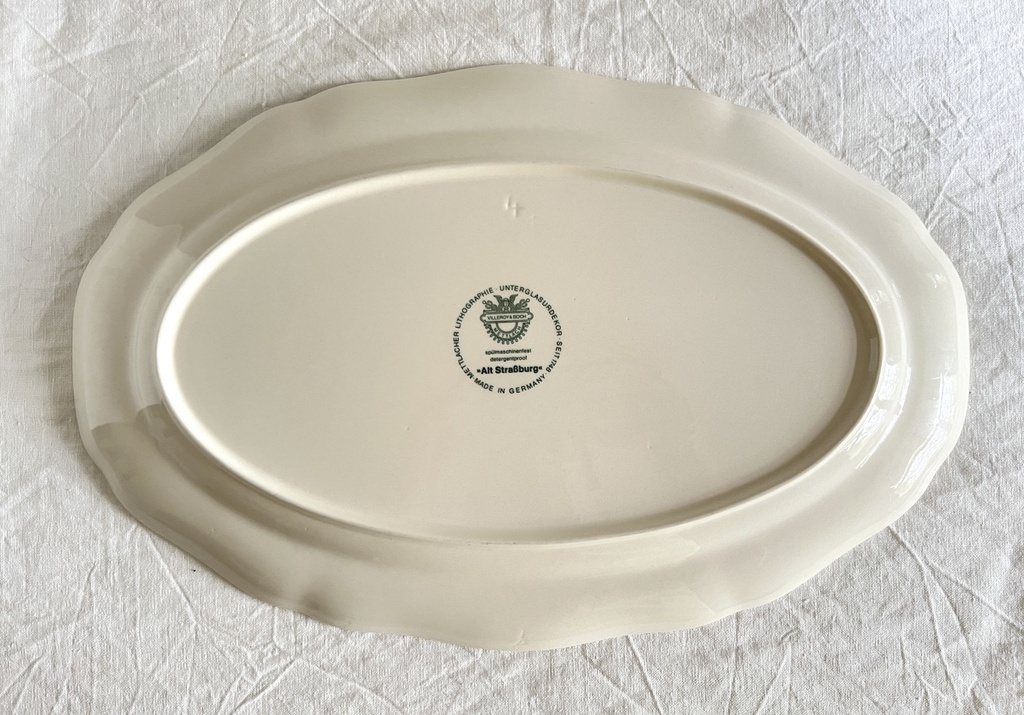 Plat ovale Villeroy & Boch Alt Strasbourg