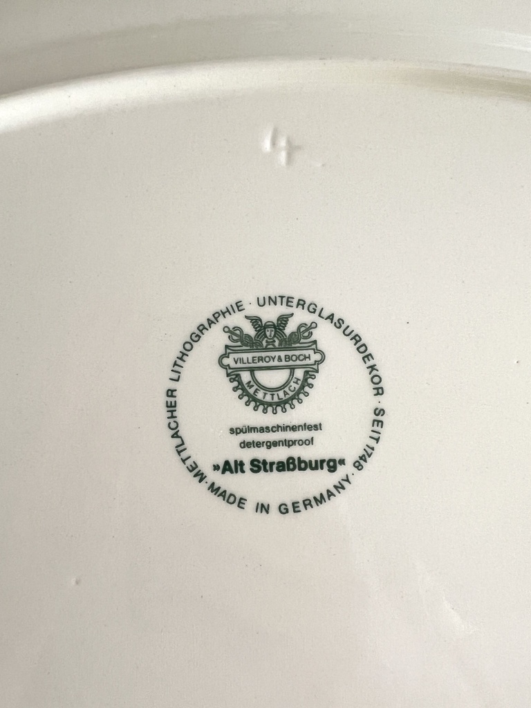 Plat ovale Villeroy & Boch Alt Strasbourg