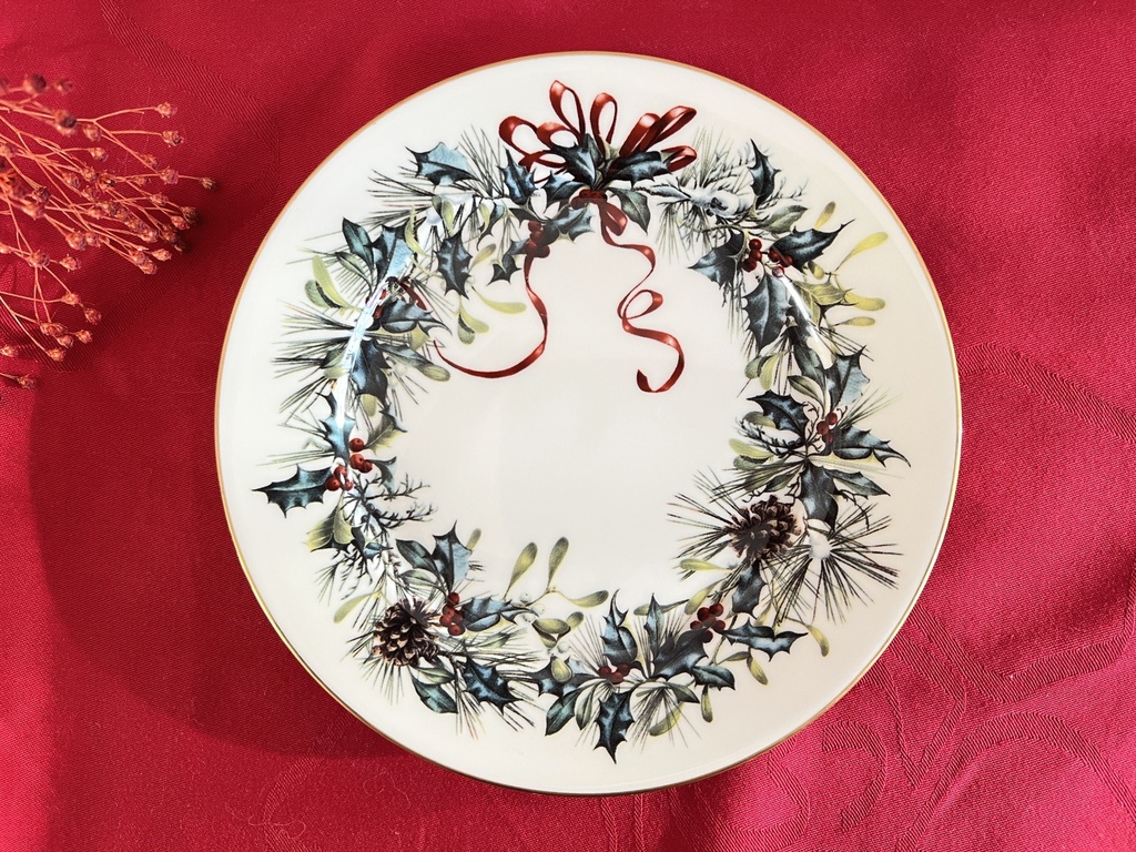 Assiette à pain Winter Greetings Lenox