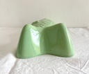 Moule à pudding en céramique en forme de poisson vert amande